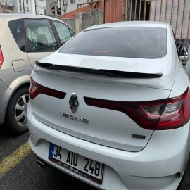 Renault Megane 4 Sedan - M4 Style (2012-2019) PİANO BLACK Spoiler